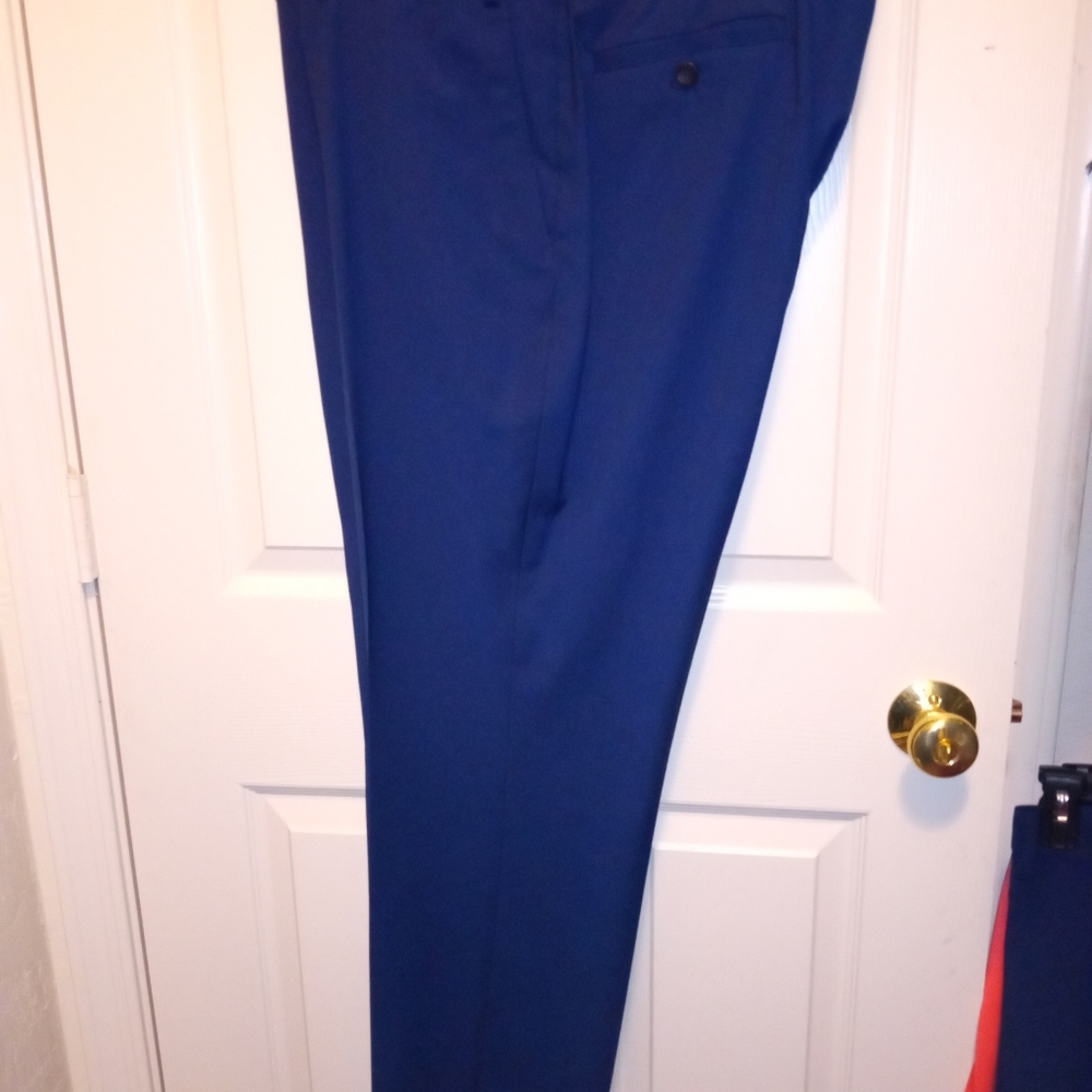 Kenneth Cole Reaction Techni-Cole Blue Pant Suit Separate 42" W